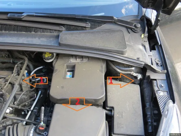 Снять акб ford s max